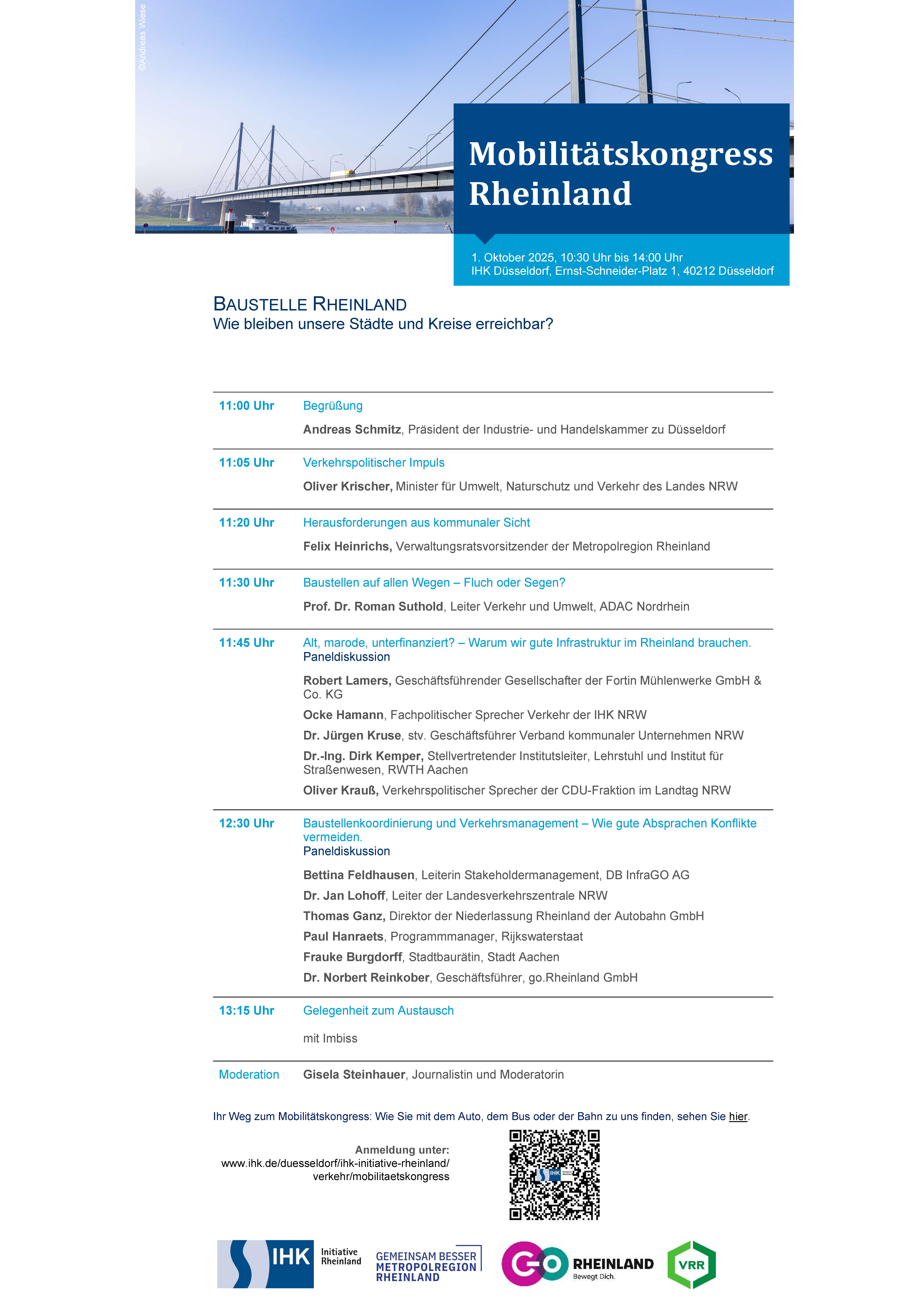 Mobilitätskongress Rheinland (IHK Düsseldorf) - Programm