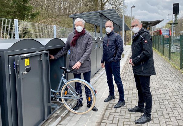 NVR und Gemeinde Alfter eröffnen Bike+Ride-Anlage am S-Bahn-Haltepunkt Witterschlick