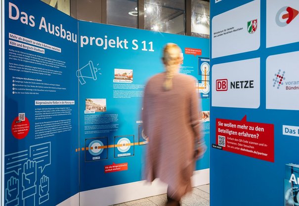 Ausstellung und Bürgersprechstunde zum Ausbau der S-Bahn im Stadthaus Deutz