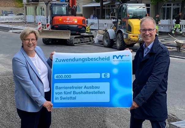 NVR fördert den barrierefreien Ausbau von Bushaltestellen in Swisttal