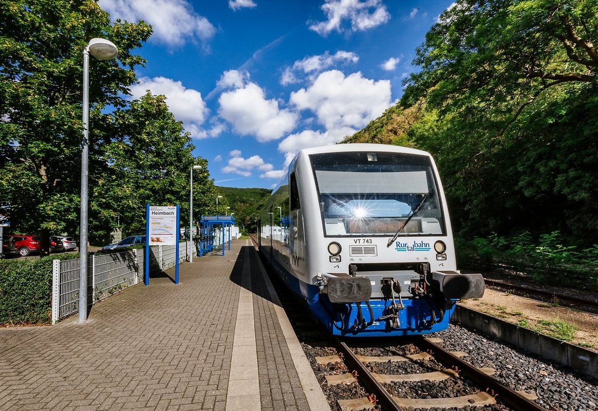 Sonderzüge der Rurtalbahn werden zur Annakirmes eingesetzt. 