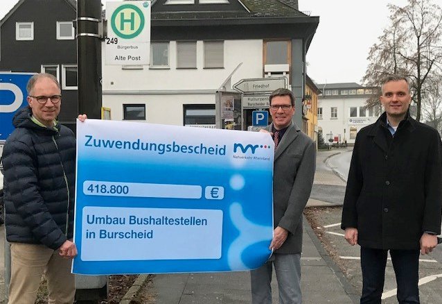 NVR fördert neue Bushaltestellen an der Bürgermeister-Schmidt-Straße