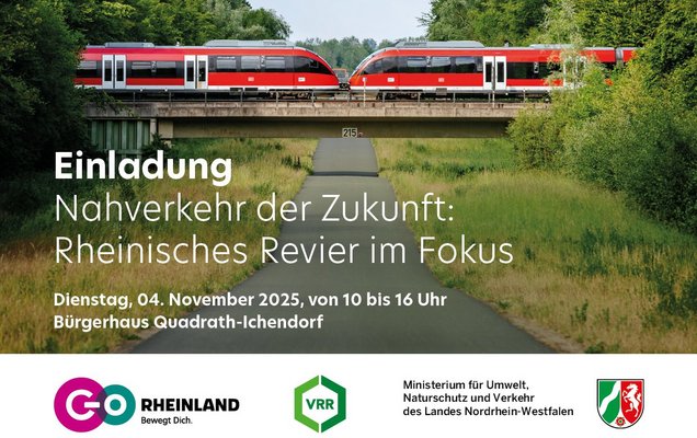 Einladung zur Nahverkehrskonferenz im Rheinischen Revier
