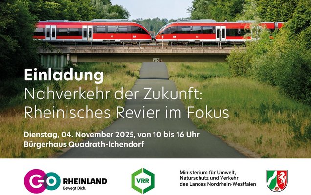 Einladung zur Nahverkehrskonferenz im Rheinischen Revier