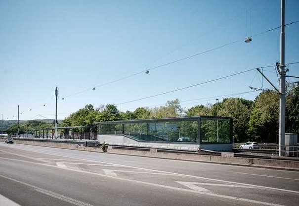 Bahnhaltestelle "Rheinaue" öffnet wieder im modernen Look