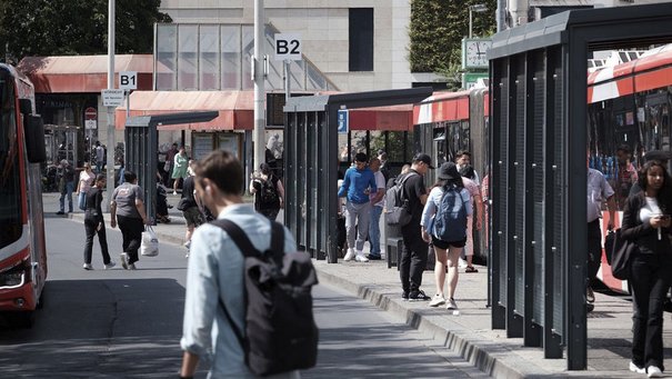 Blick auf den zentralen Busbahnhof Bonn (© Stadtwerke Bonn)