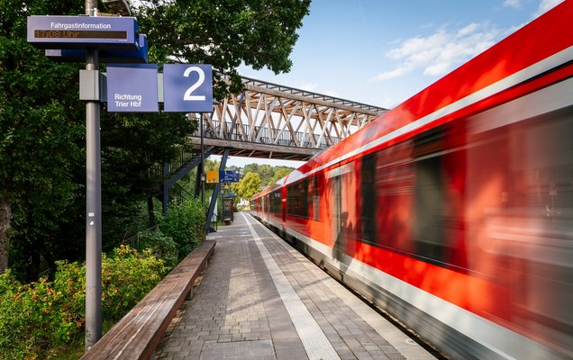 DB Regio - vareo-Zug in Anfahrt