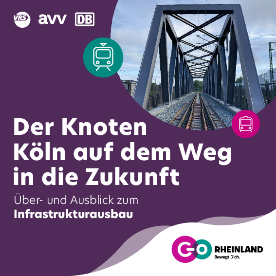 Der Knoten Köln auf dem Weg in die Zukunft – Informationsbroschüre zur Kölner Bahnknotenkonferenz 2025